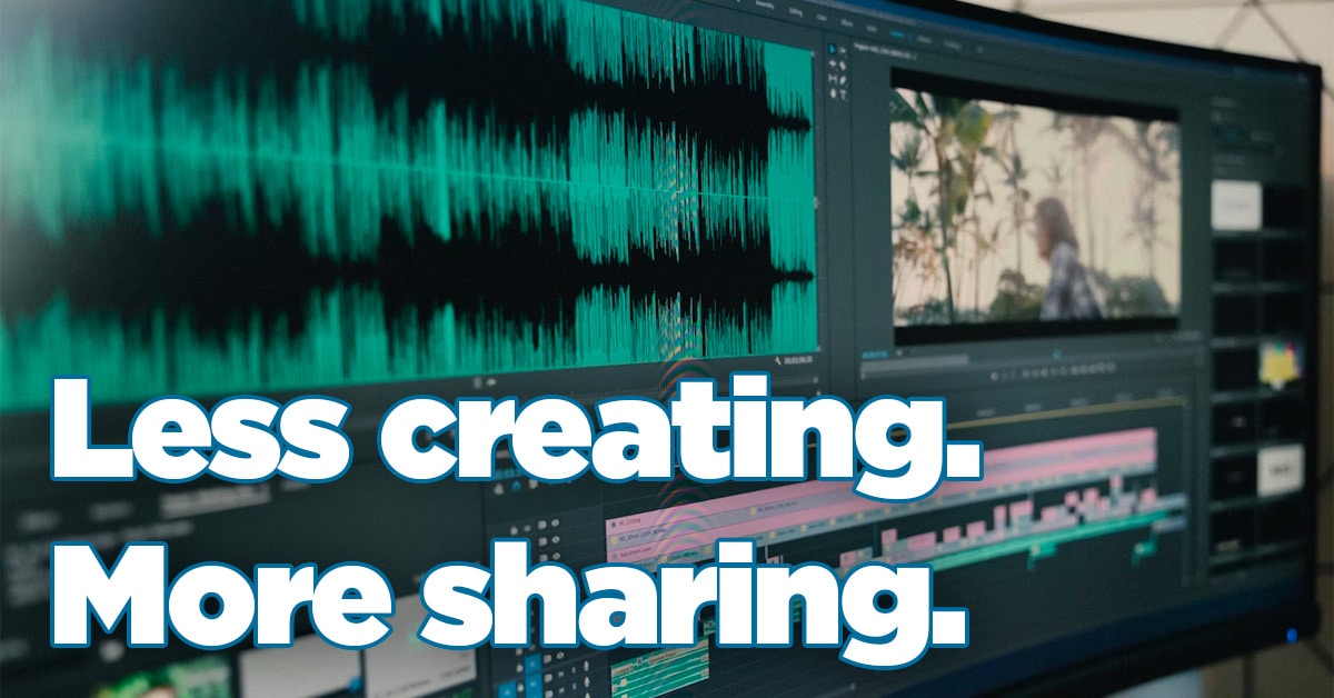 why you need to start podcasting today, less creating more sharing, gary vee, content repurpose,
